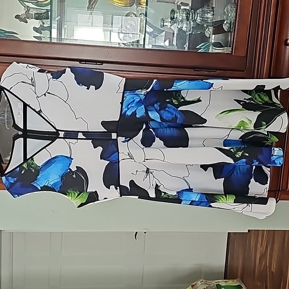 Reed Sleevesless Floral design Dress Size xl